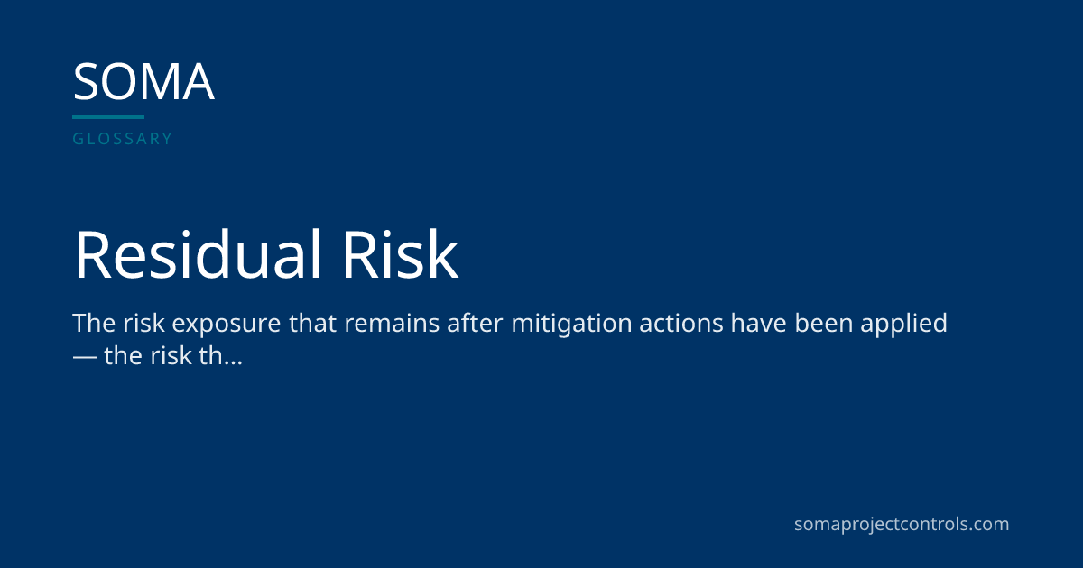 Residual Risk · SOMA Project Controls