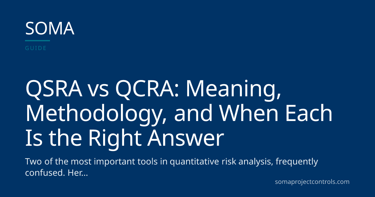 QSRA vs QCRA: Meaning, Methodology, and When Each Is the Right Answer ...