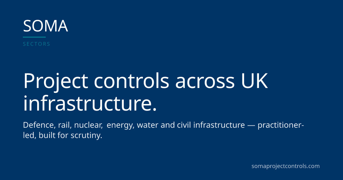 Sectors | SOMA Project Controls UK